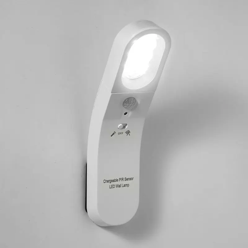 Настенный светильник с USB датчиком движения, индукция человеческого тела, регулируемая прикроватная лампа