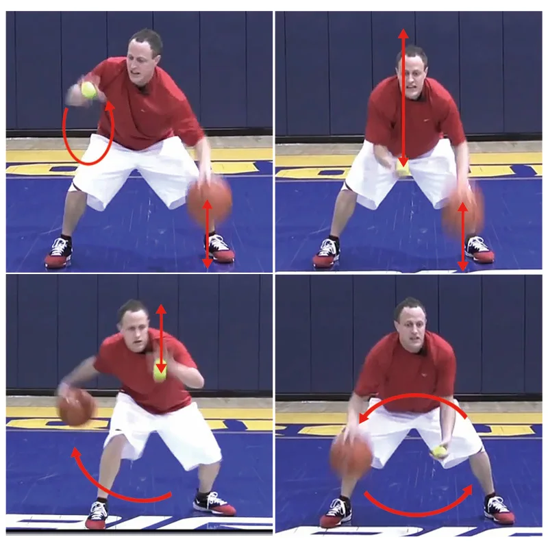 

Training for Tennis Reaction Training Ball Basketball Ball Training Dribble Agile Auxiliary Equipment Set