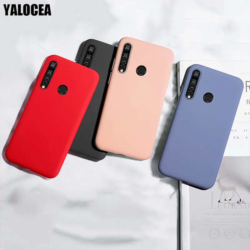 Оригинальный официальный жидкий силиконовый чехол для huawei P Smart Z мягкий из ТПУ