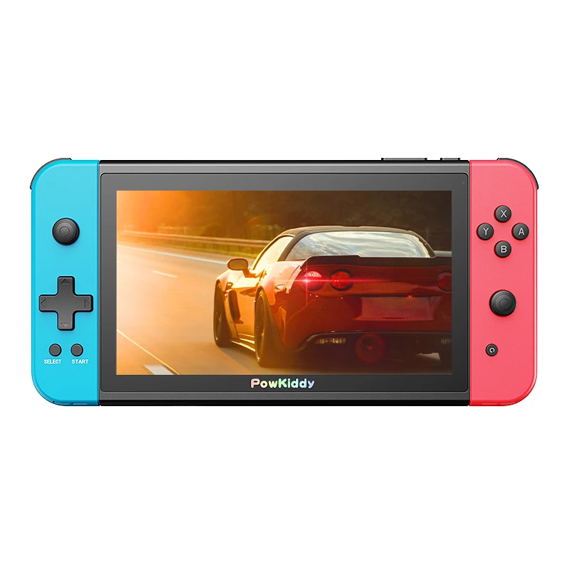 NEW POWKIDDY X2 7 "IPS Screen Handheld Game Console Built-in 11 Simulator PS1 3D Game Retro Arcade Ultra-thin Console 2500 Games 