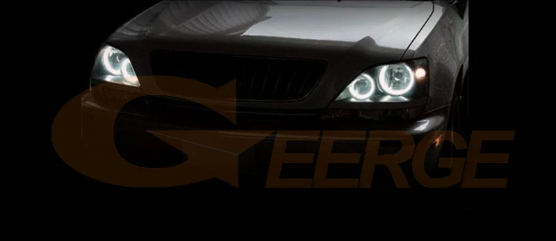 For Lexus RX 300 RX300 1999 2000 2001 2002 2003 Excellent DRL Ultra bright smd led Angel Eyes Halo Rings Day Light