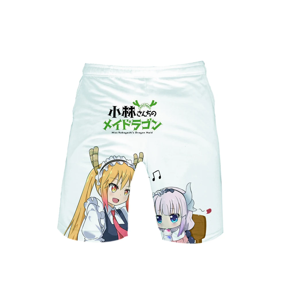 Miss Kobayashi's Dragon Maid шорты летние мужские модные свободные шорты из полиэстера 3D Kpop Популярные Харадзюку пляжные шорты