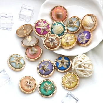 

10pcs Metal Buttons For Clothing DIY Apparel Sewing Decorative Button For Crafts Accessories VV-9117