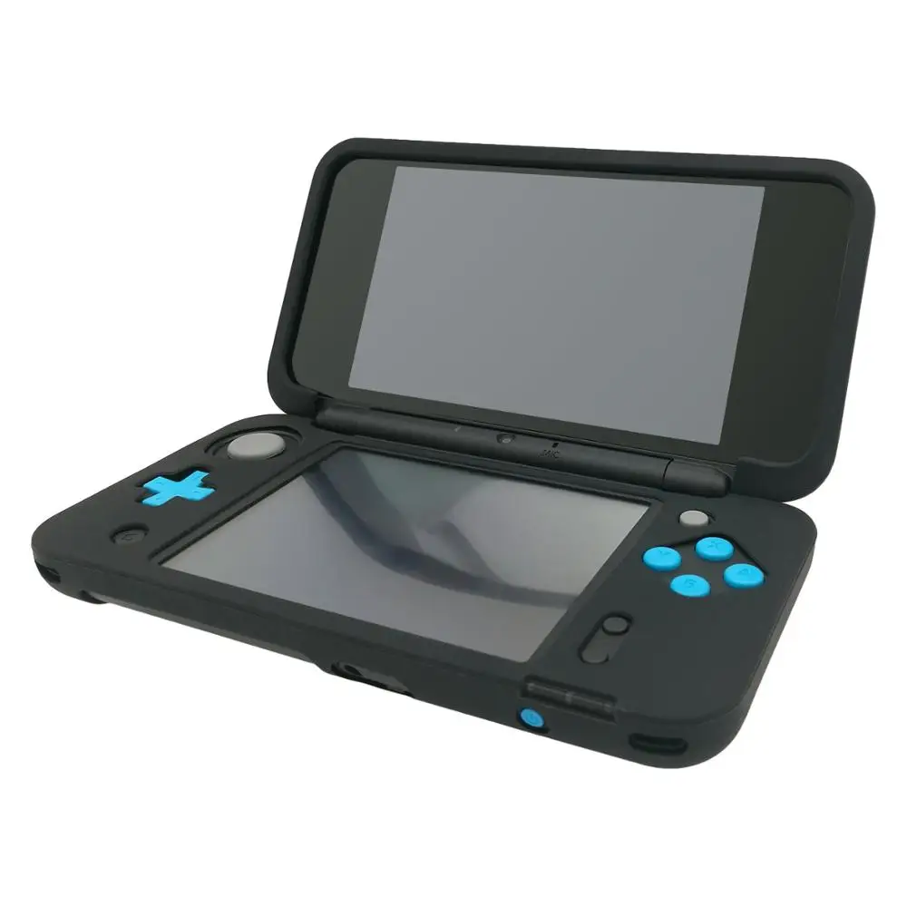 

XRHYY Silicone Case For Nintendo New 2DS XL Anti-Slip Protective Cover Skins For Nintendo New 2DS XL/LL ( Black )