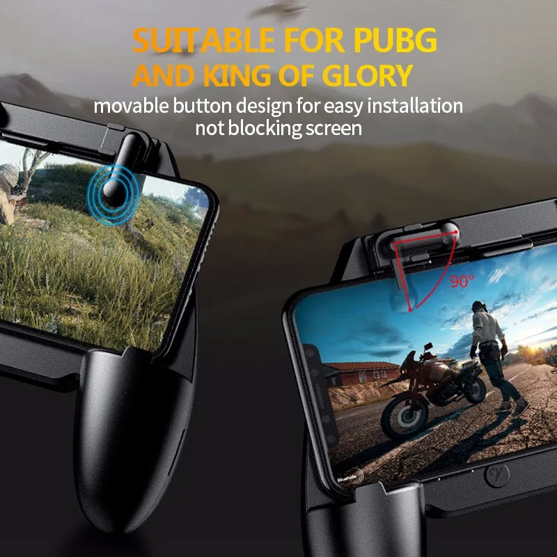 Игровой контроллер M18 PUBG, джойстик, джойстик L1 R1, пусковая кнопка, стрельба, геймпад для iPhone, Android, мобильного телефона