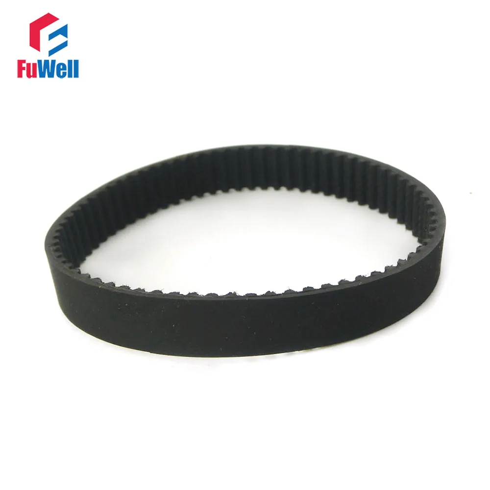 

2pcs HTD3M Timing Belt Rubber Gear Belt 15mm Width 387/390/393/399/402/405/408/411/420/423/426mm Pitch Length Transmission Belt