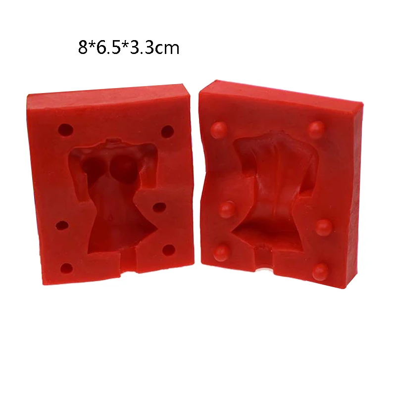 2pcs Female Body Silicone Molds For Cake Chocolate Molds Fondant Cake Decorating Tools Gumpaste Bakeware Resin Clay soap Moulds