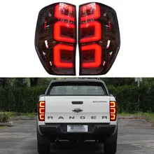 Автомобильный Стайлинг, задний фонарь для Ford Ranger T6 T7 Bt8 2012- Raptor, светодиодный задний светильник, задний фонарь, динамометрический сигнал, светодиодный задний тормоз