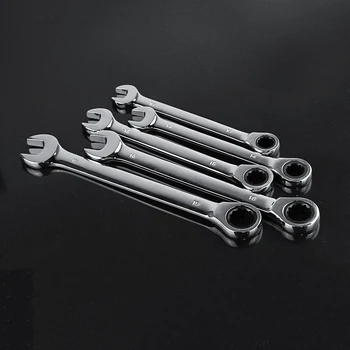

Ratchet Combination Wrench Set Torque Gear Spanner Wrenches Set and A Set of Key Hand Tools