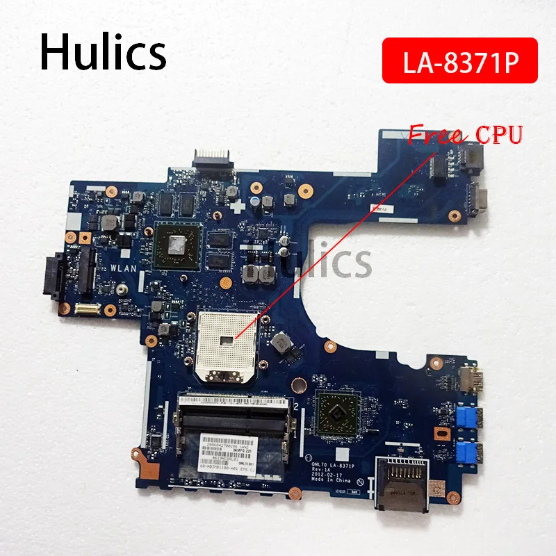 Hulics для ASUS K75D A75D K75DR K75DE R700D Материнская плата ноутбука QML70 LA 8371P материнская плата