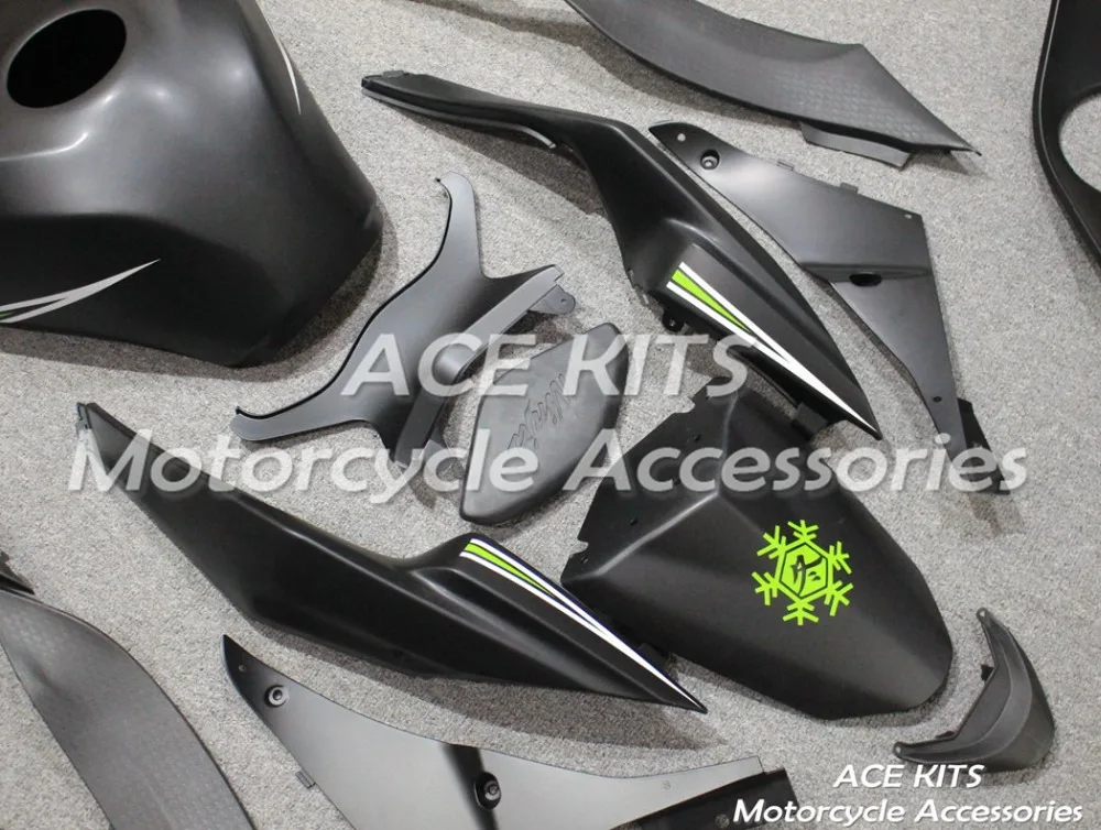 Мотоциклетный обтекатель abs, пригодный для kawasaki Ninja ZX6R 636 2009 2010 2011 2012 корпусные детали пресс-форм ACEKITS Магазин № 0174