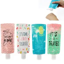 AsyPets, 1 шт., складная сумка для дозирования жидкостей, сумка для хранения шампуня, конфетный цветной лосьон, упаковка, контейнер для макияжа для путешествий