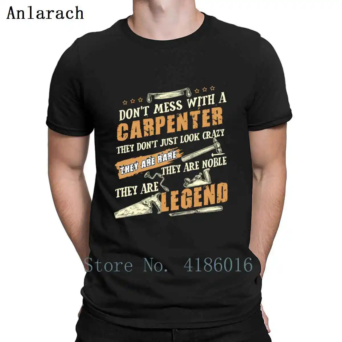

Carpenter Legend Woodworking Lumberjack T Shirt Printing S-5xl Graphic Spring Autumn Comfortable Letters Leisure Tee Shirt Shirt