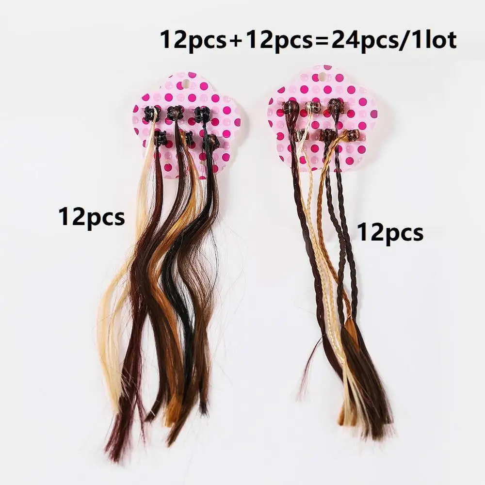 24pcs Hair Claws B M MISM, Женский конский хвост, аксессуары для волос, парик, эластичная лента для волос, для девушек, заколки для волос, резинки, галстуки, повязки на голову, заколки для волос - Цвет: 24pcs Hair Claws B