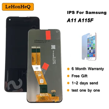 

6.4 Original SuperAMOLED For samsung galaxy A11 A115F A115F/DS A115 LCD Display screen touch digitizer with frame Assembly