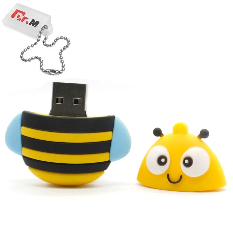 Мультяшный USB флеш накопитель 64 ГБ в виде животного персонализированный 32 4 8 16