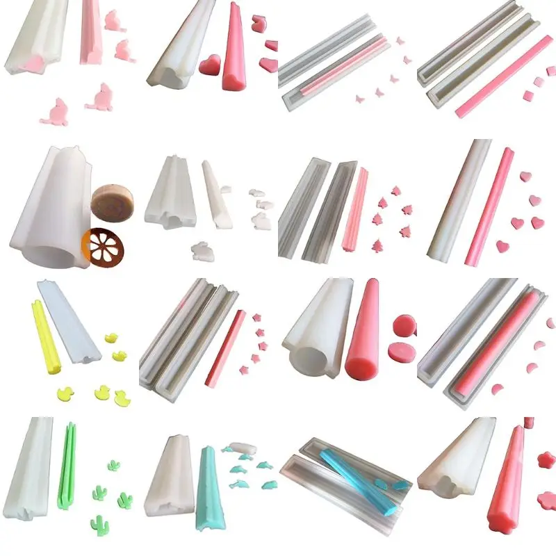 Cake Mold Child Cookie Cutter Biscuit Mold Silicone Soap Tube for DIY s