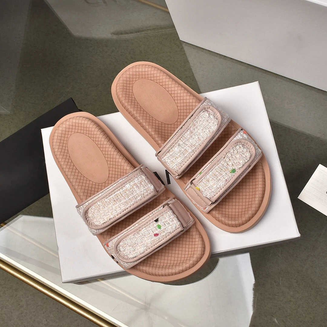 Slip on High Quality Brand Slippers Women Luxury Flat for Platform Sandalias De Verano Para Mujer 2020 Playa | Обувь