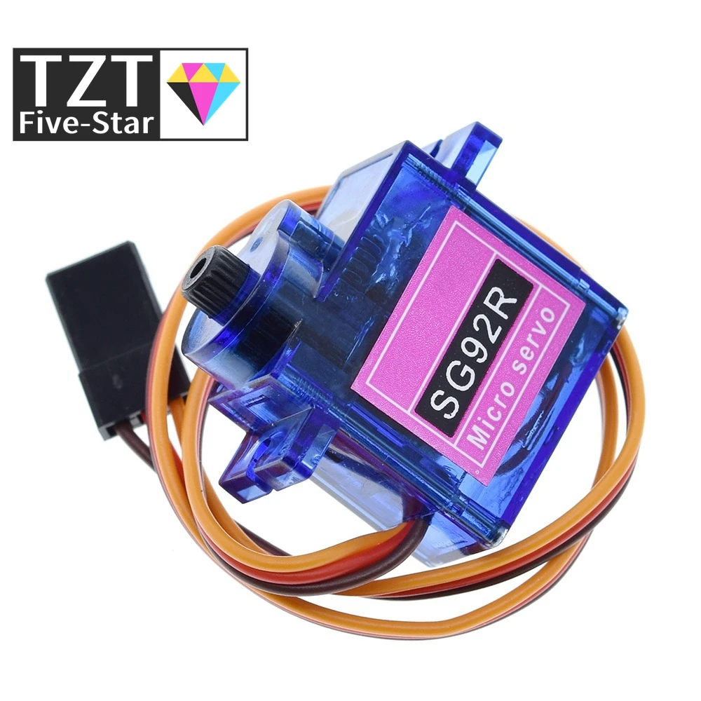 1/3PCS SG92R 2,5KG Micro 9g Servo Nylon-Kohlefaser-Getriebe ersetzen das SG90-Motormodul – Detail 3