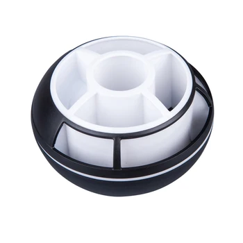 

360 Degrees Rotation Pen Holder Desktop Organizer Stand Box Round Pencil Office Sundries Storage School Stationery Holders