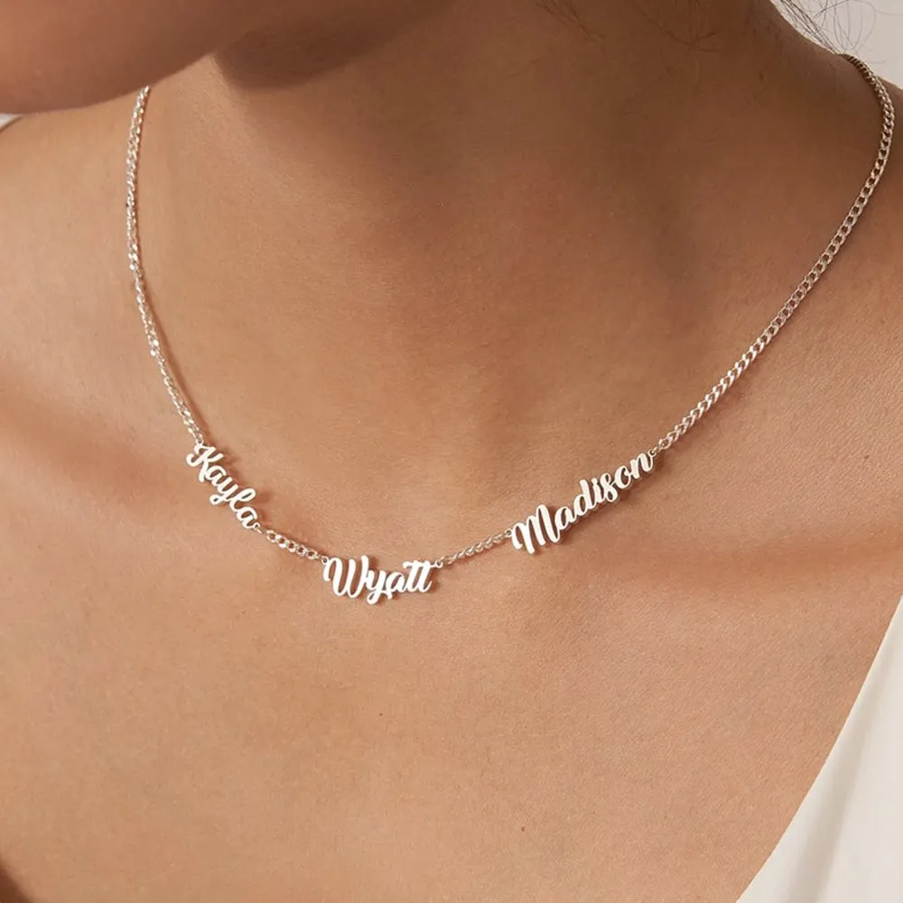 Noelia Custom Name Necklace Personalized Multiple Pendant Stainless Steel Cuban Chian for Jewelry Gifts | Украшения и аксессуары