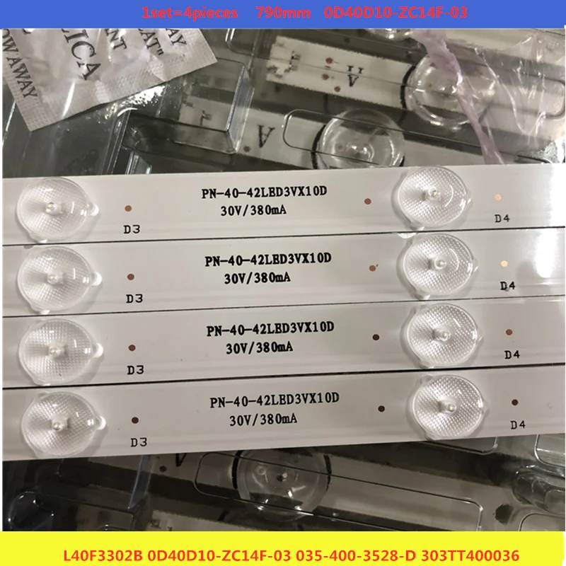 Светодиодная подсветка для TCL L40F3302B 0D40D10-ZC14F-03 035-400-3528-D 303TT400036 4