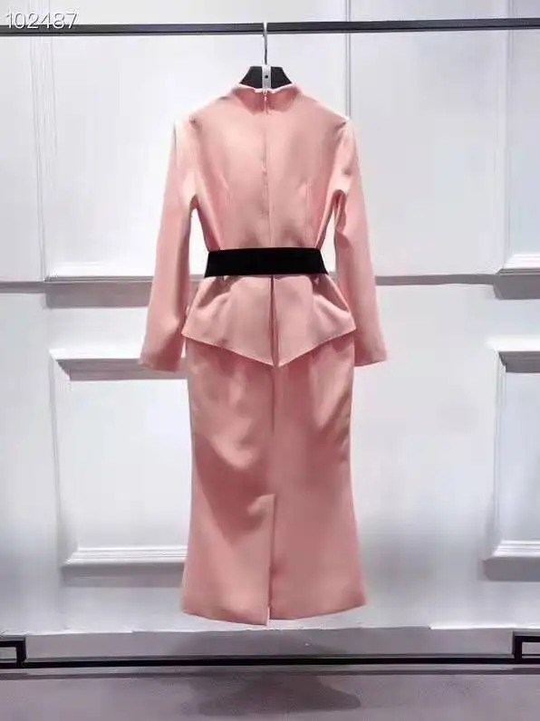 XXL платье Vestidos весна лето вечерние платья миди для женщин v-образный вырез цветочный пояс пэчворк длинный рукав облегающее платье OL