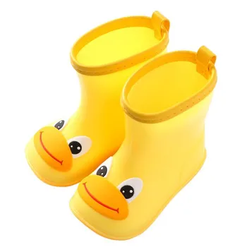 

Four Seasons Infants Girls Rainboots Children Boots For Girls Boys Kids Cartoon Rainboots Candy Color Rain Boot Waterproof Shoes