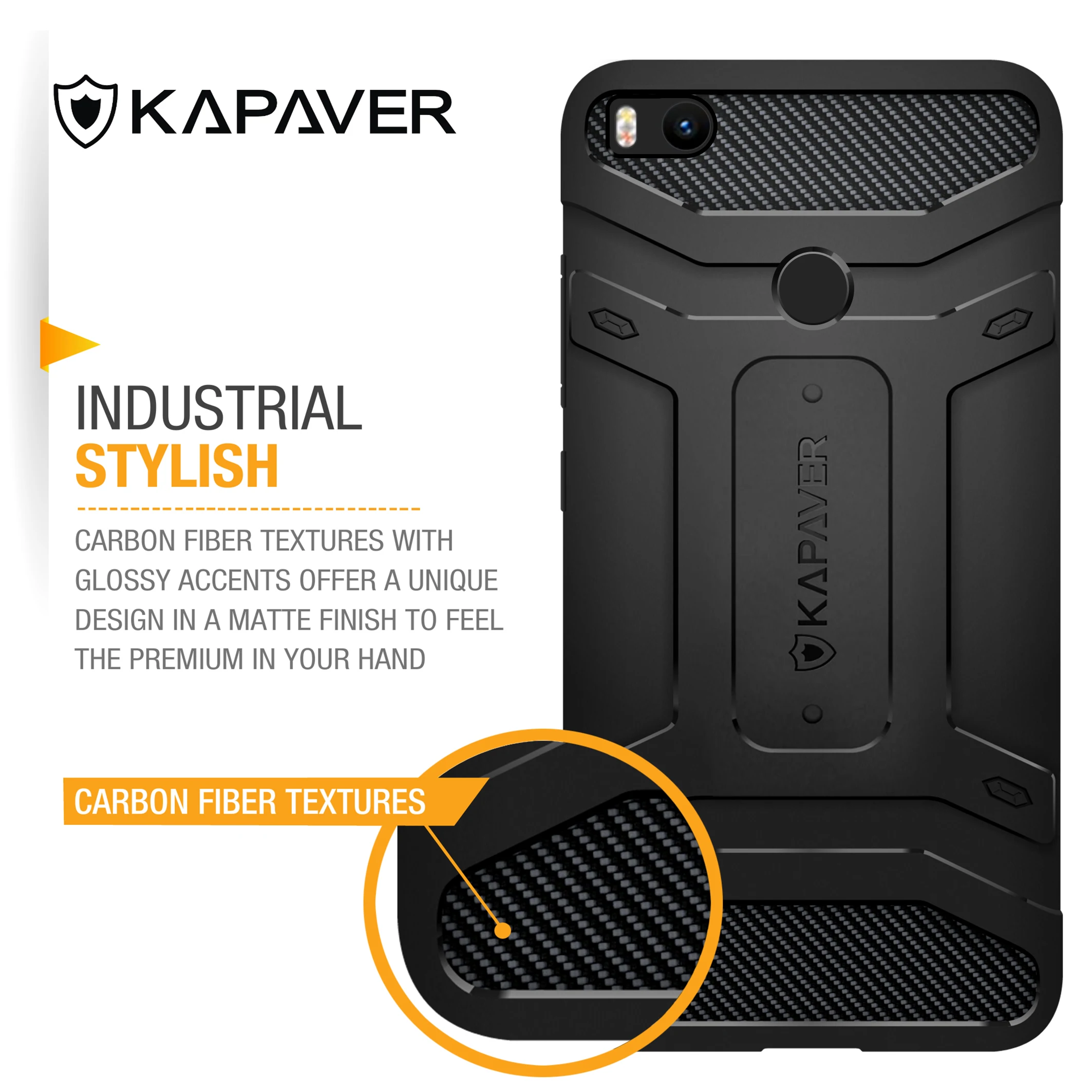 KAPAVER®Задняя крышка чехол для Xiaomi Mi Max 2 жесткий прочный твердый черный ударопрочный тонкий броня задняя крышка чехол для Xiaomi Mi Max 2