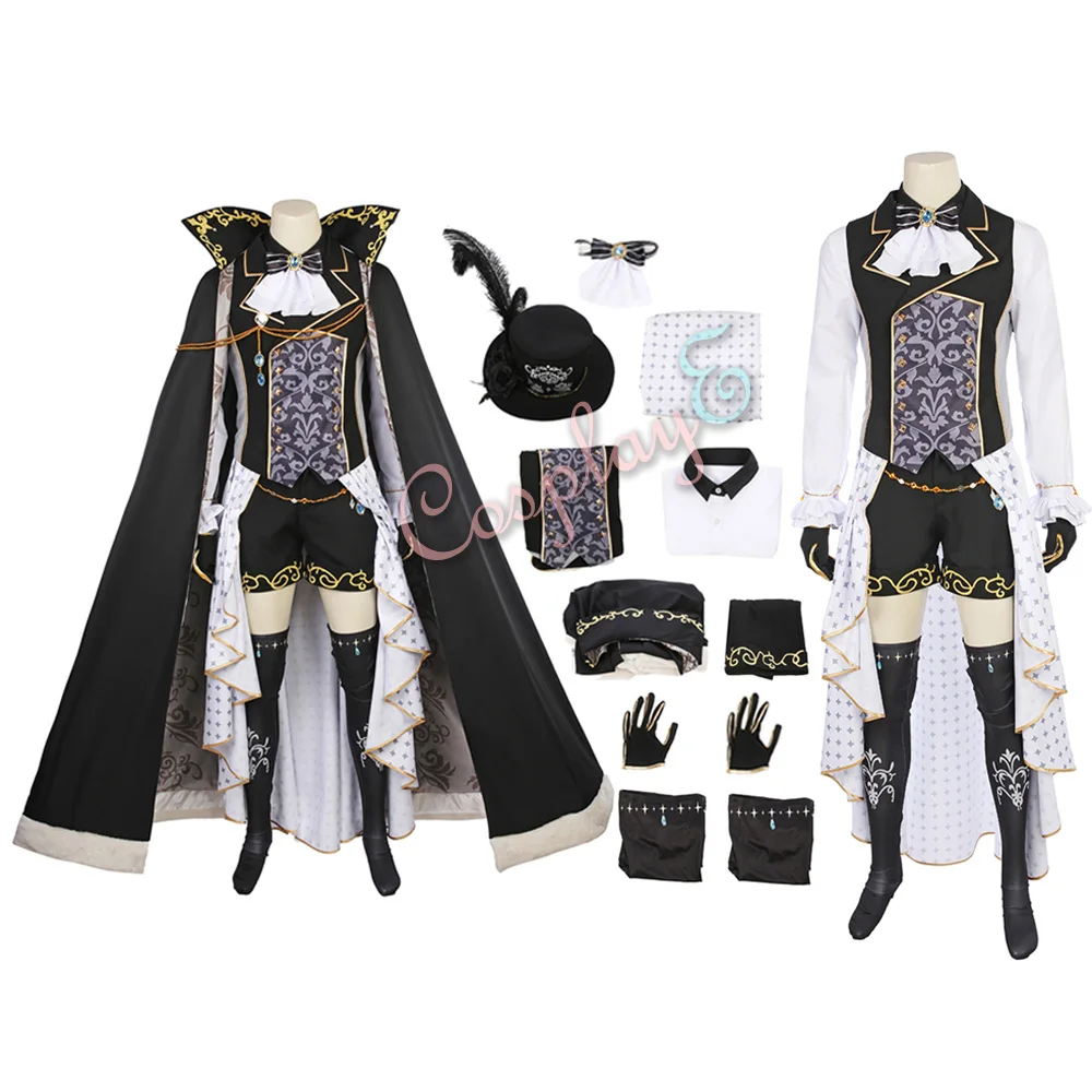 Ciel Phantomhive Костюм Черный Дворецкий Косплей Мужчины цвет полный наборы с волшебной