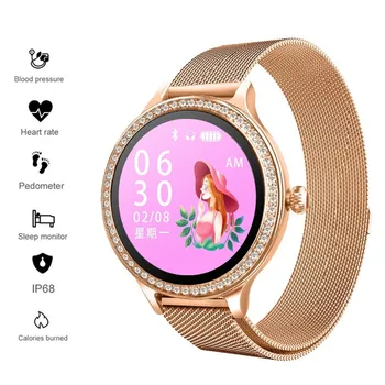

M8 Smart Watch Women Wristband IP68 Waterproof Lady Smart Band Heart Rate Monitor Fitness Tracker Health Bracelet Wristwatch