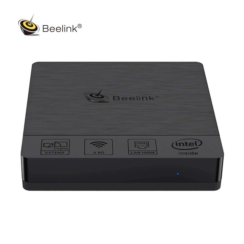 Beelink BT3 Pro мини ПК Intel Atom X5-Z8350 4 Гб DDR3 64 Гб 2,4 г/5,8 Г WiFi Bluetooth 4,0 1000 Мбит/с медиаплеер Поддержка Windows 10