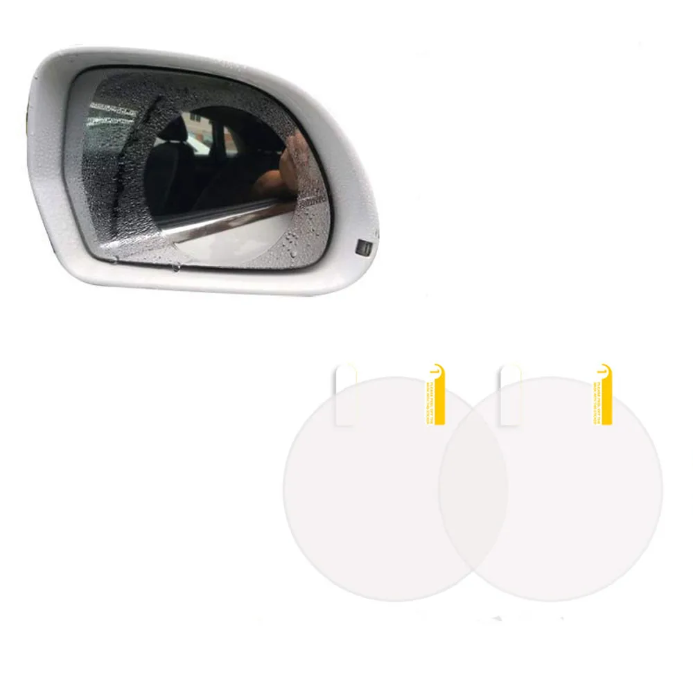 2 шт Автомобильная зеркальная защитная пленка заднего вида Автомобильная Анти-дождь противотуманная пленка авто зеркало заднего вида пленка защитный чехол от дождя# BL35