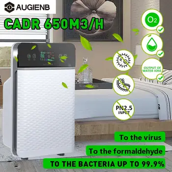 

AUGIENB Large Room Air Purifier True HEPA Filter, for Smoke, Dust, VOCs, Pollen, Pet Dander,PM2.5,Odor Allergies, Home Office