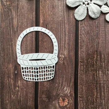 

Flower basket Metal Cutting Dies Stencils For DIY Scrapbooking Album Paper Card Decorative Craft Embossing Die Cuts New 2018