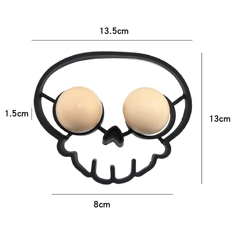 Креативный Череп силиконовый для яиц для омлета котел мультяшная форма для омлета многофункциональная блинная форма для жареных кондитерских изделий кухонный вспомогательный инструмент