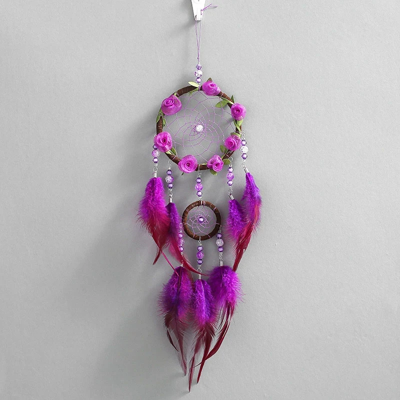 Dream Catcher Wall Hanging Tassel Feather Dream Catcher Evil Eye Key Chain Home Decoration