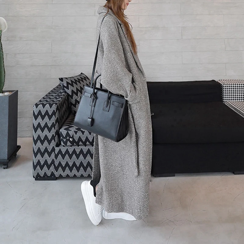 RealShe-2019-Winter-Coat-Women-Lapel-Belt-Pocket-Wool-Blend-Coat-Oversize-Long-Trench-Coat-Outwear