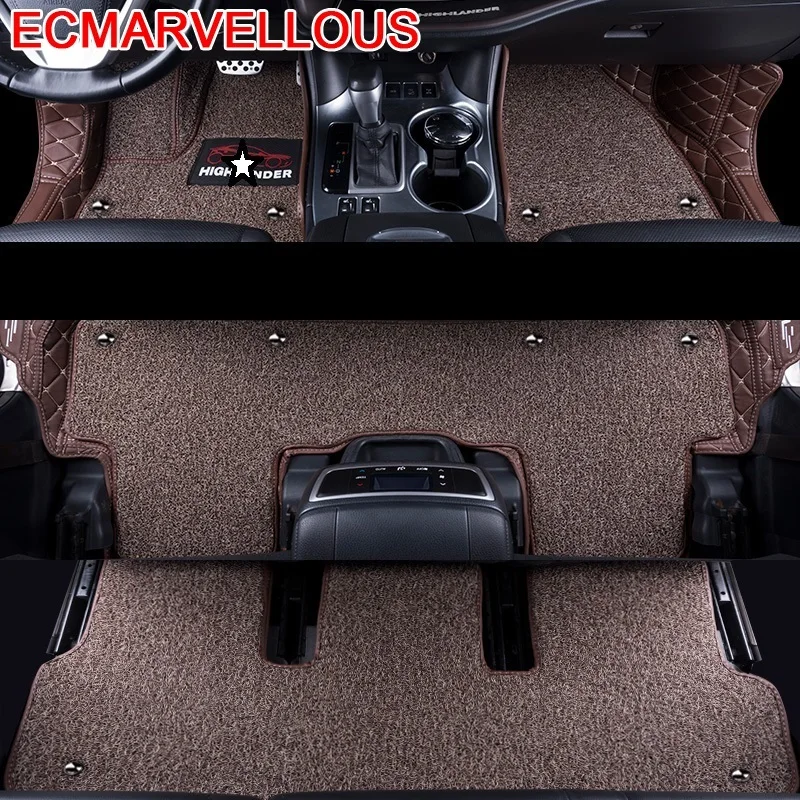 

Mouldings Automobiles Carpet Car Floor Mats Modified protector Upgraded Modification Decoration Foot Pad FOR Toyota Highlander