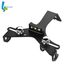 Мотоцикл с боковым креплением плиты светильник s кронштейны для поездок на мотоцикле DUCATI 848 1098 1098S хвост опрятный регистрационный держатель номерного светодиодный светильник