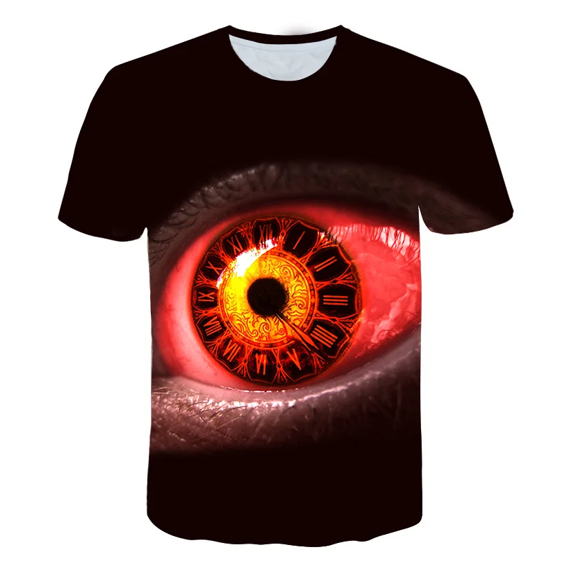 

2019 New Product Launch Psychedelic Eye T-Shirt Trippy Pattern Leads to an all-seeing Eye Vibrant Design Women Men Tees