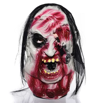 

Halloween Scary Props Halloween Zombie Mask Cosplay Supplies Halloween mascaras de latex realista Rotten Cosplay Party Supplies