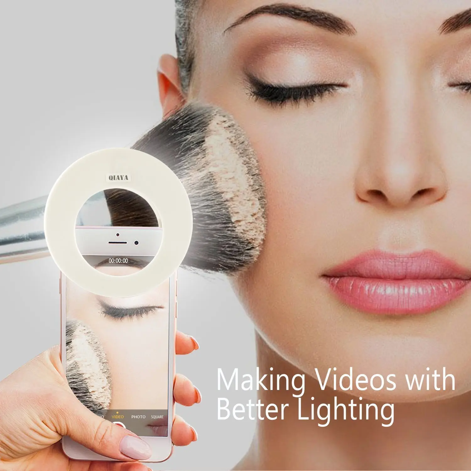 MAMEN Flash Led светильник для селфи с кольцом мобильного телефона фотосъемки