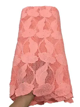 

High Quality Swiss Voile Laces In Switzerland Cotton African Dry Cotton Lace Fabric Nigerian Man Voile Lace 5Yards