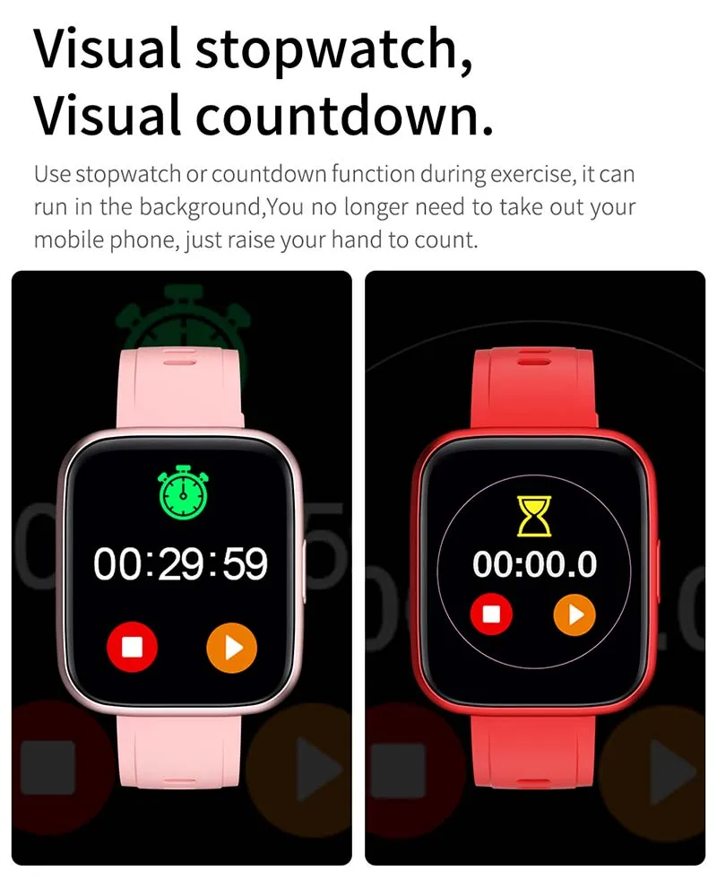 Electronics Smart Clock For Android IOS Fitness Tracker Sport Bluetooth Smart-watch 6 Hce6f404fb7ae4abcaf74caa389f397459