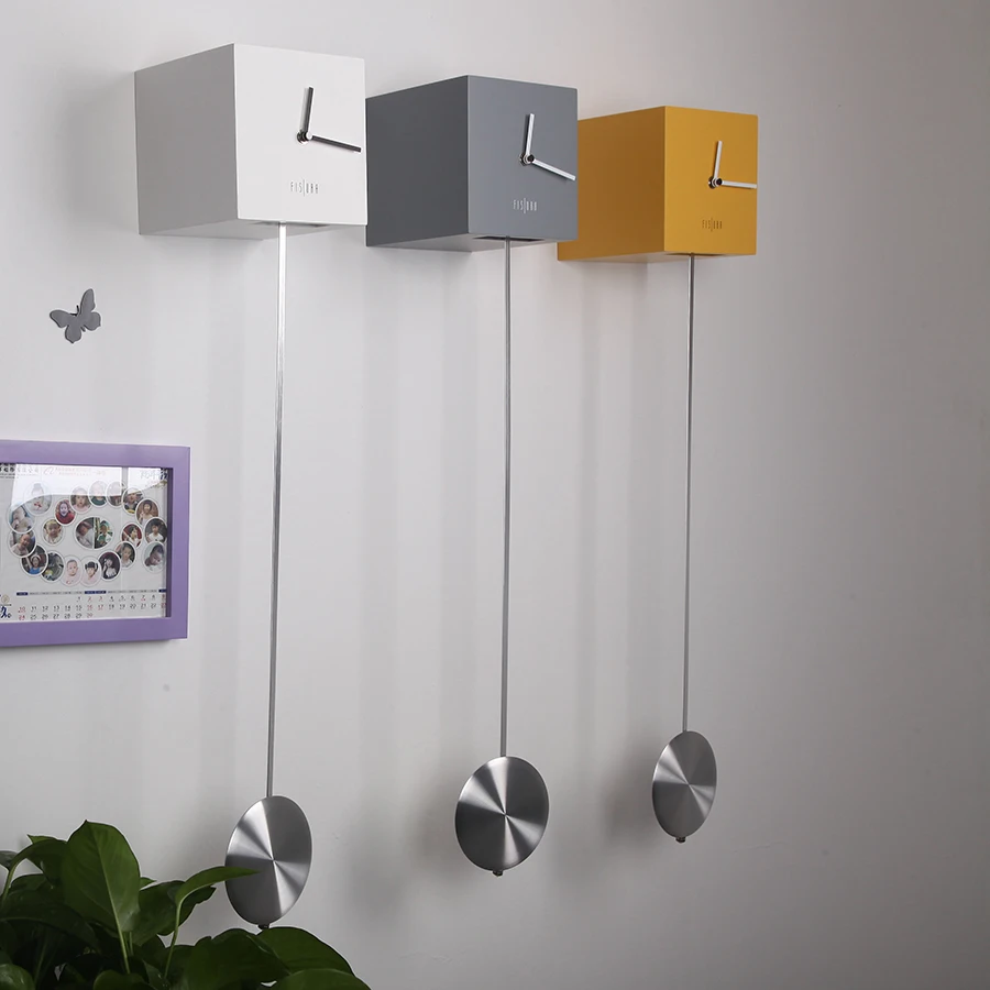 

Wooden Pendulum Clock Mechanism Wall Cuckoo Wall Clock Modern Design Wallclock Watch Wall Klok Home Watch Modern Design AZB32