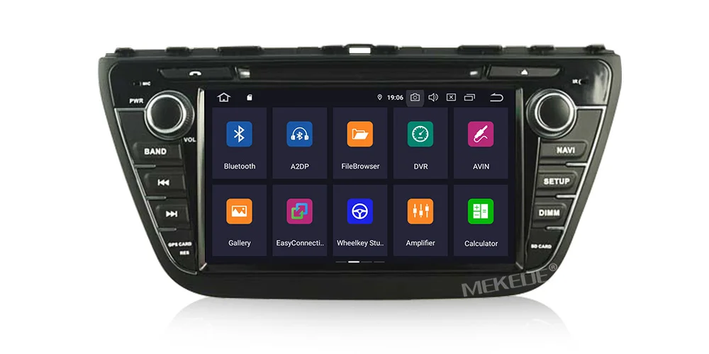 4+ 64G Android 9,0 автомобильный DVD для Suzuki SX4 S Крест Авто Радио RDS стерео gps навигации Аудио Видео Rear Cam