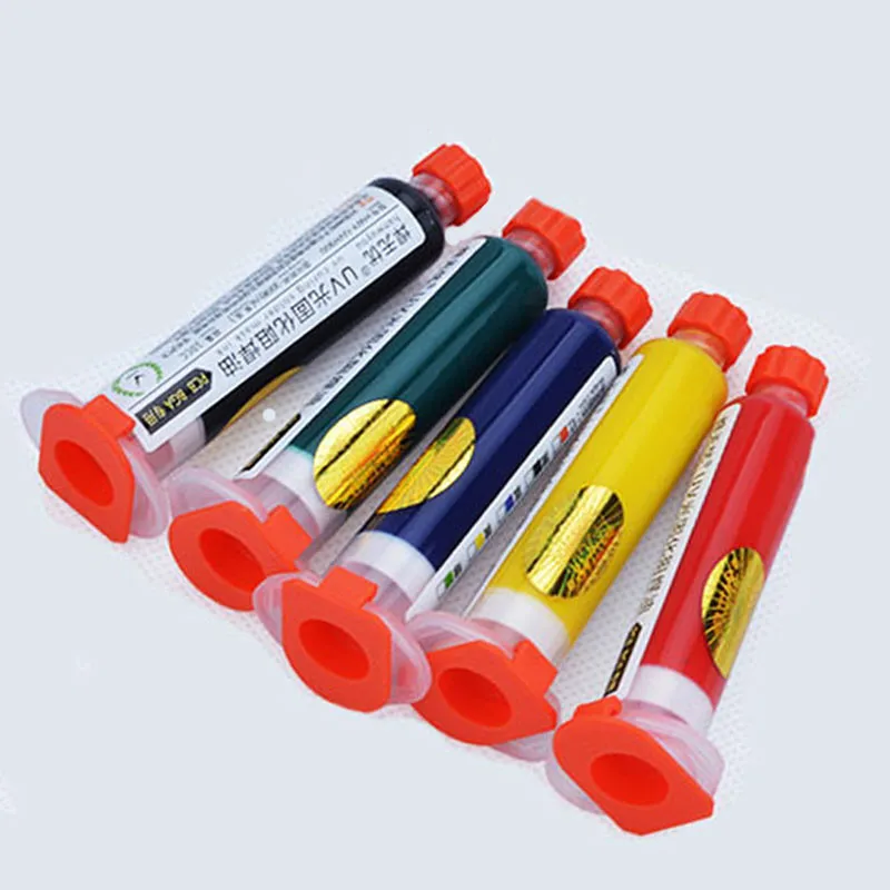 1Pc Professional UV Solder Mask Soldering Paste Flux Oil Prevent Corrosive Arcing For PCB BGA Circuit Board Five Color Paste