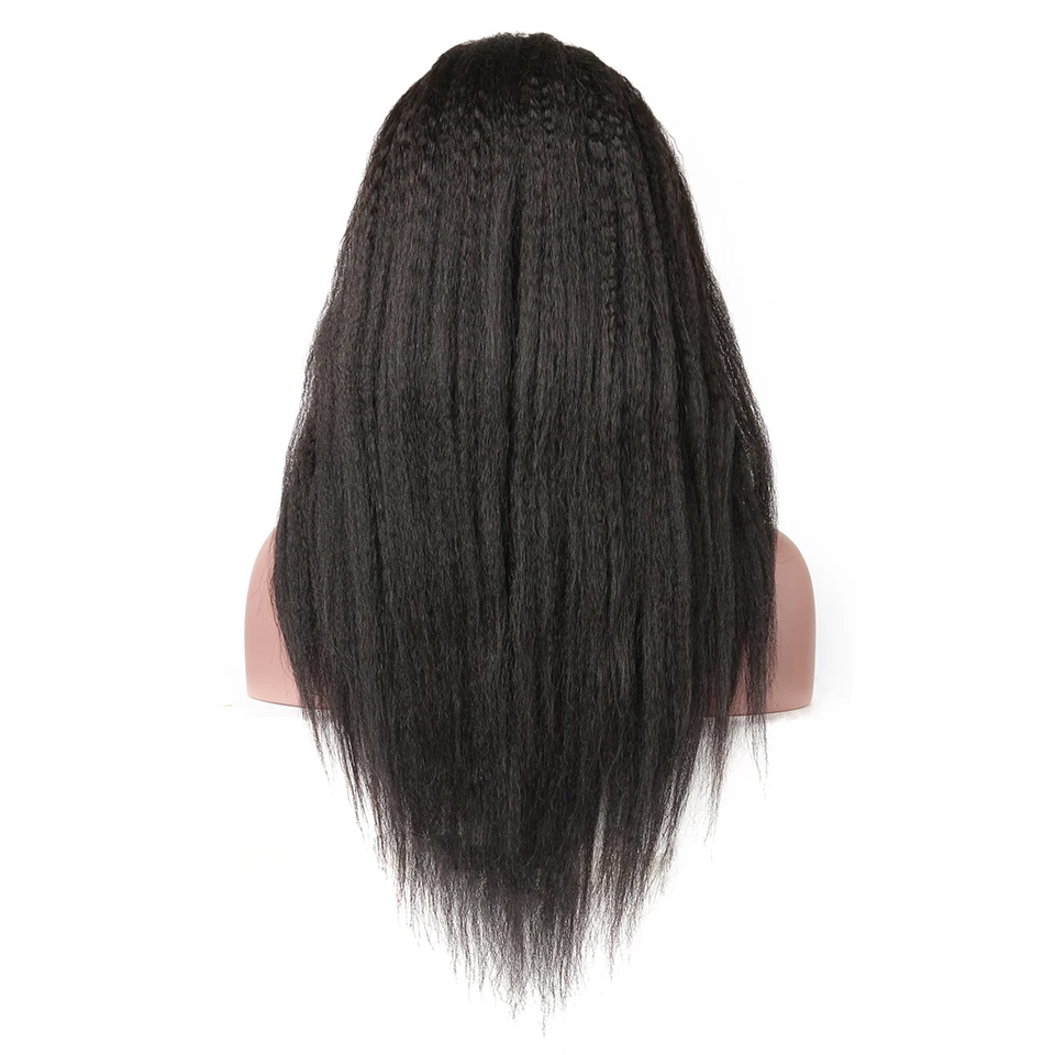 [HJ Weave beauty] OneCut волосы 13x6 фронтальные человеческие волосы парики бразильские кудрявые прямые волосы Реми 180% предварительно сорвал парик