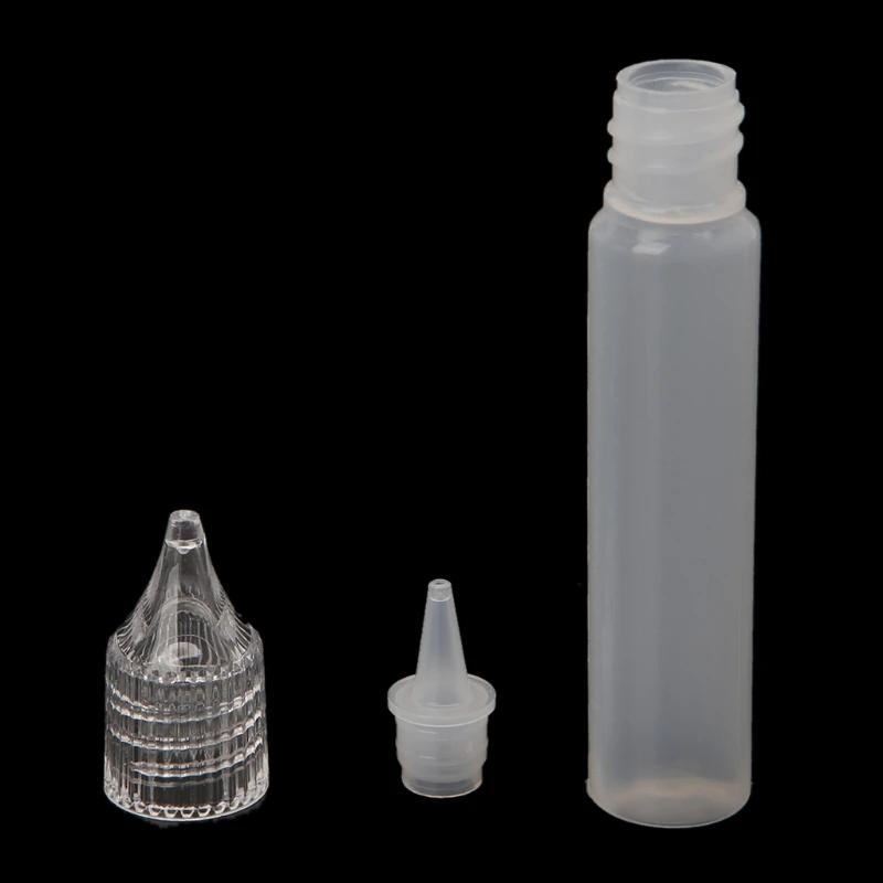 

E-Juice Oil Bottle Vape Drip Tip Clear Plastic Empty Liquid Dropper 10/30/50ml without Battery Accessories Battery Oil Bottle